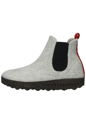 ASPORTUGUESAS Stiefelette Filz Weiß - surf4shoes