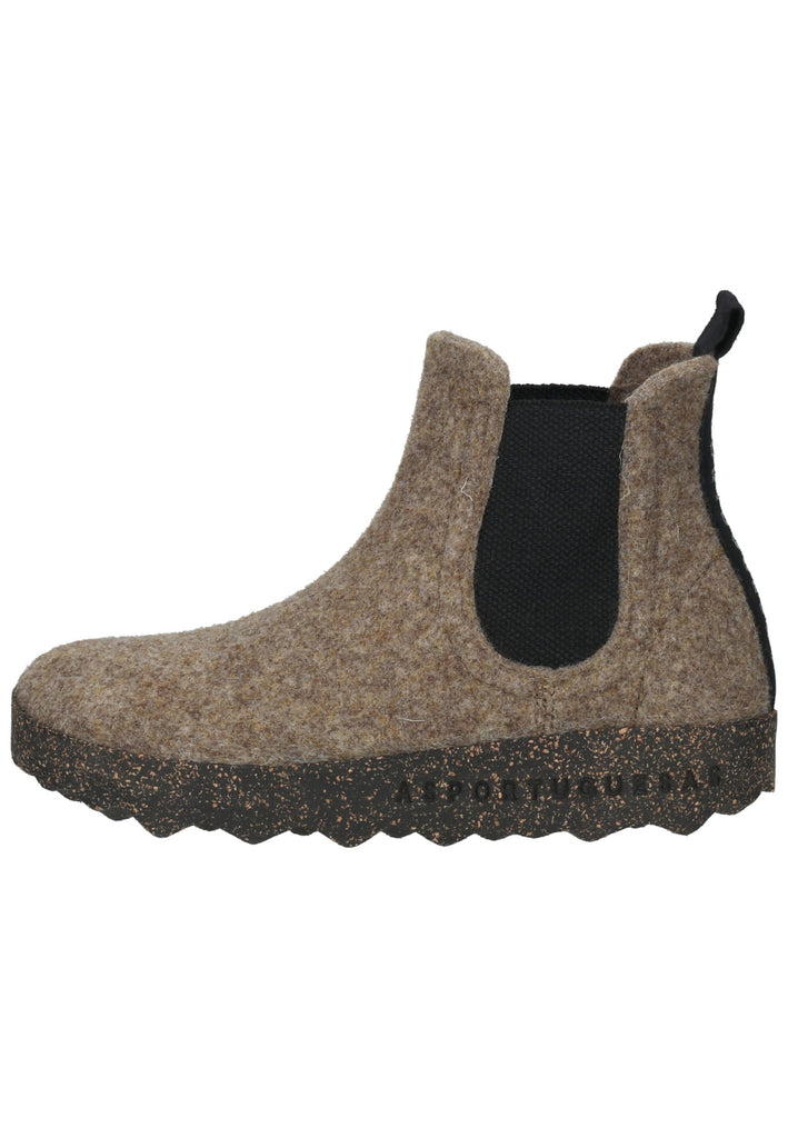 ASPORTUGUESAS Stiefelette Filz Taupe - surf4shoes