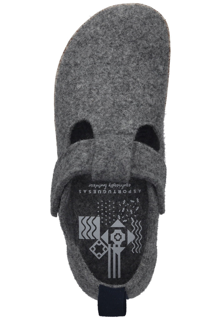 ASPORTUGUESAS Halbschuhe Filz Grau - surf4shoes