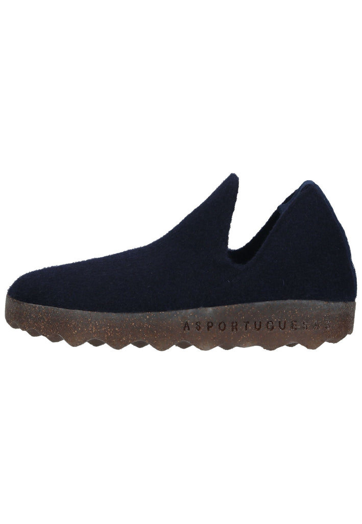 ASPORTUGUESAS Hausschuhe Filz Navy - surf4shoes