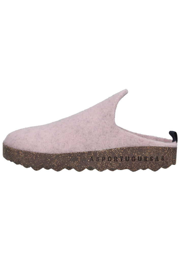 ASPORTUGUESAS Hausschuhe Filz Pink - surf4shoes