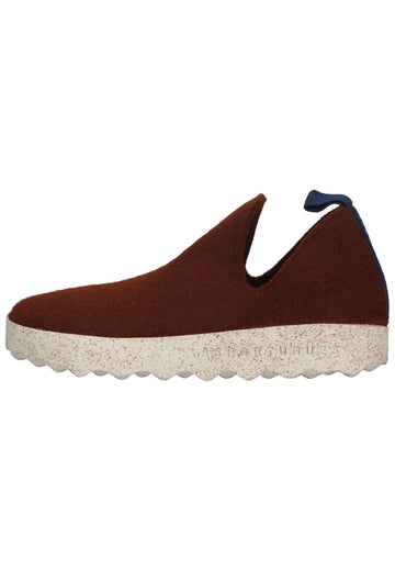 ASPORTUGUESAS Hausschuhe Filz Braun - surf4shoes
