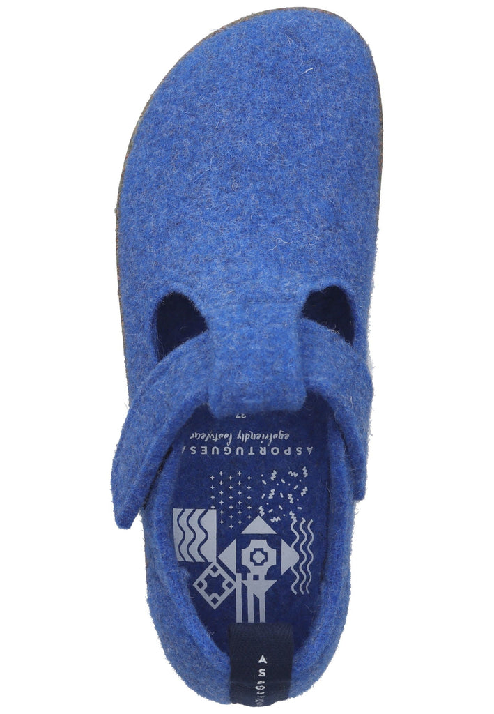 ASPORTUGUESAS Halbschuhe Filz Indigo - surf4shoes
