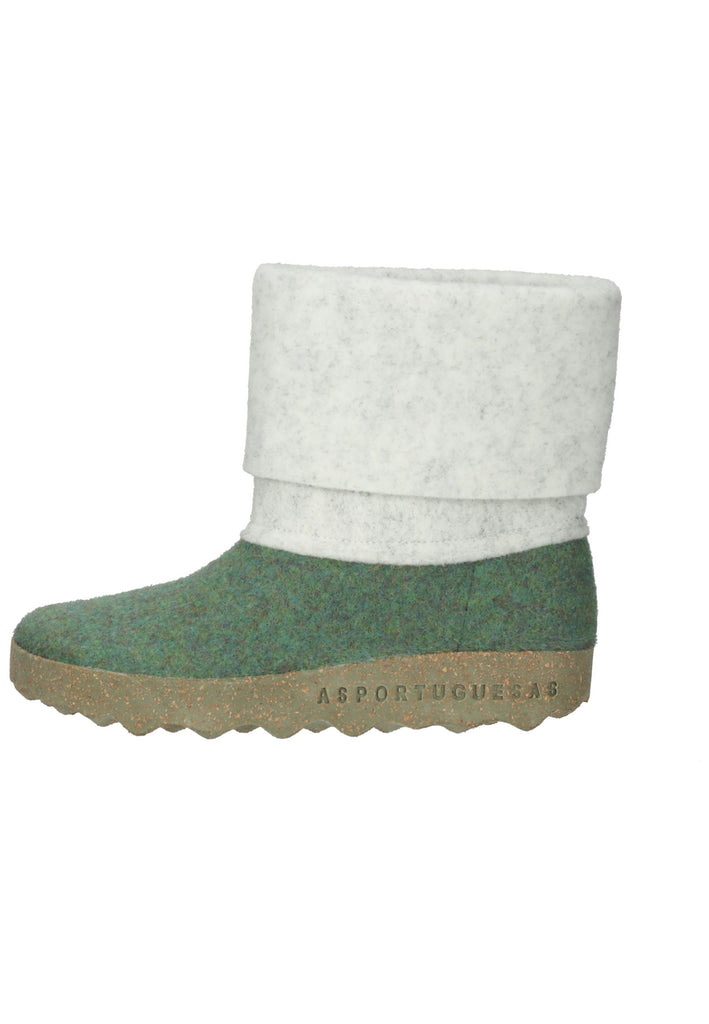 ASPORTUGUESAS Stiefelette Filz Grün - surf4shoes