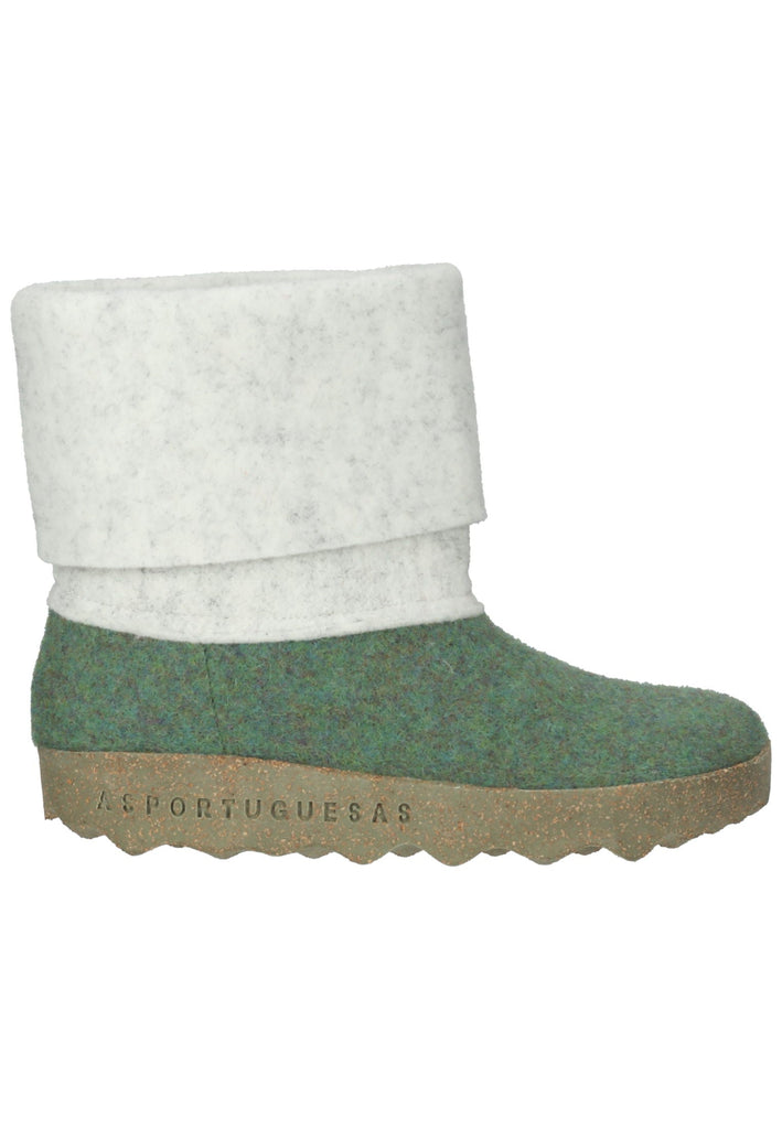 ASPORTUGUESAS Stiefelette Filz Grün - surf4shoes