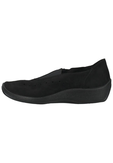 ARCOPEDICO Slipper Lederimitat Schwarz - surf4shoes