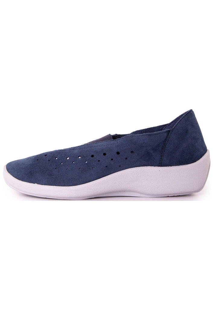 ARCOPEDICO Slipper Lederimitat Blau - surf4shoes