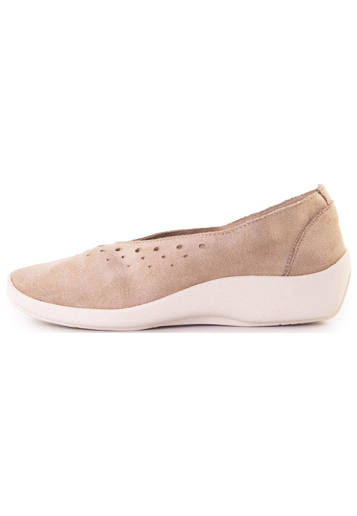 ARCOPEDICO Slipper Lederimitat Beige - surf4shoes