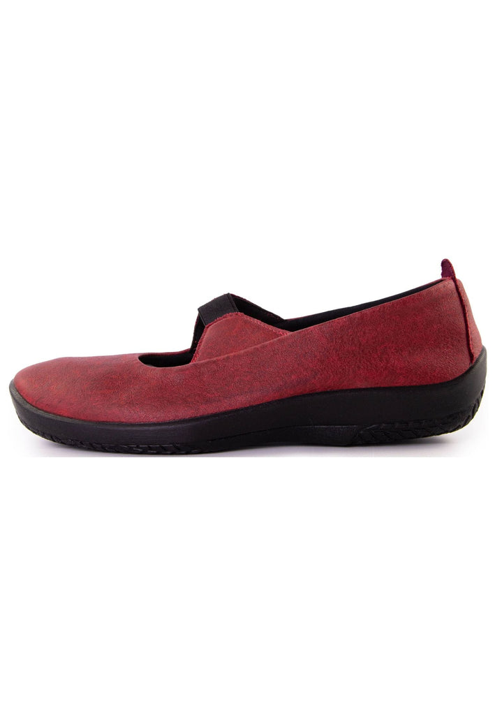 ARCOPEDICO Slipper Lederimitat Rot - surf4shoes