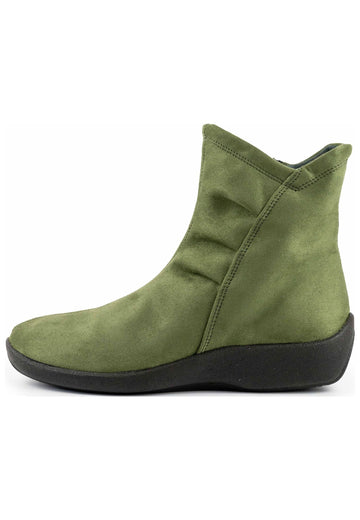 ARCOPEDICO Stiefelette Lederimitat Olive - surf4shoes