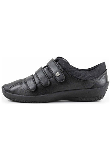 ARCOPEDICO Halbschuhe Lederimitat/Textil Schwarz - surf4shoes