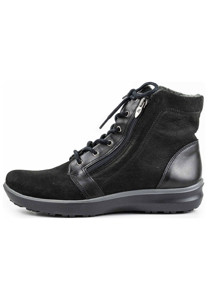 ARCOPEDICO Stiefelette Leder/Textil Schwarz Warmfutter - surf4shoes