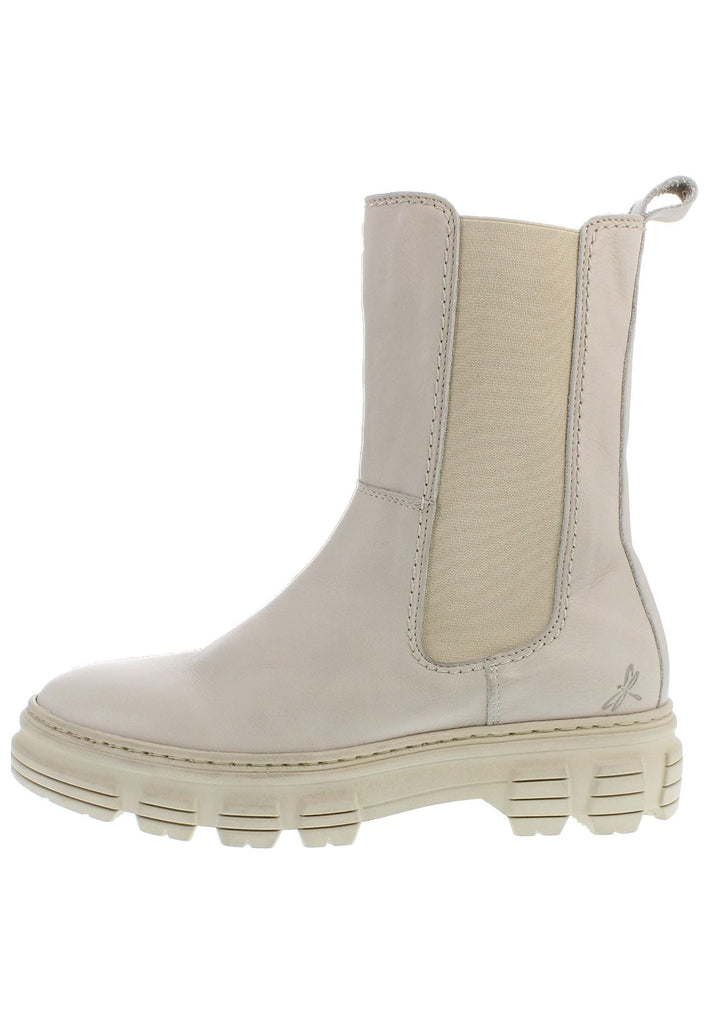 Libelle Stiefelette Leder/Textil Beige - surf4shoes