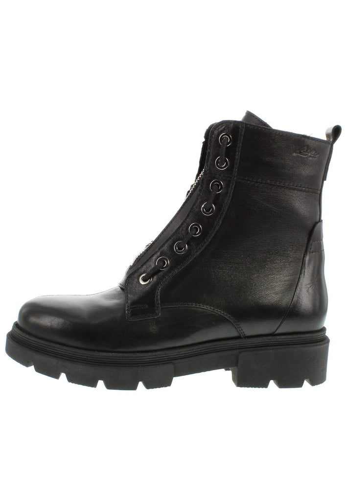 Libelle Stiefelette Nappaleder Schwarz - surf4shoes