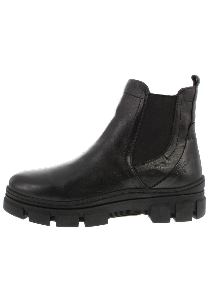 Libelle Stiefelette Leder/Textil Schwarz Warmfutter - surf4shoes