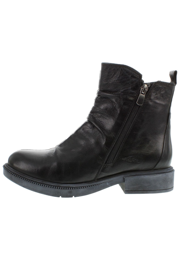 Libelle Stiefelette Nappaleder Schwarz - surf4shoes