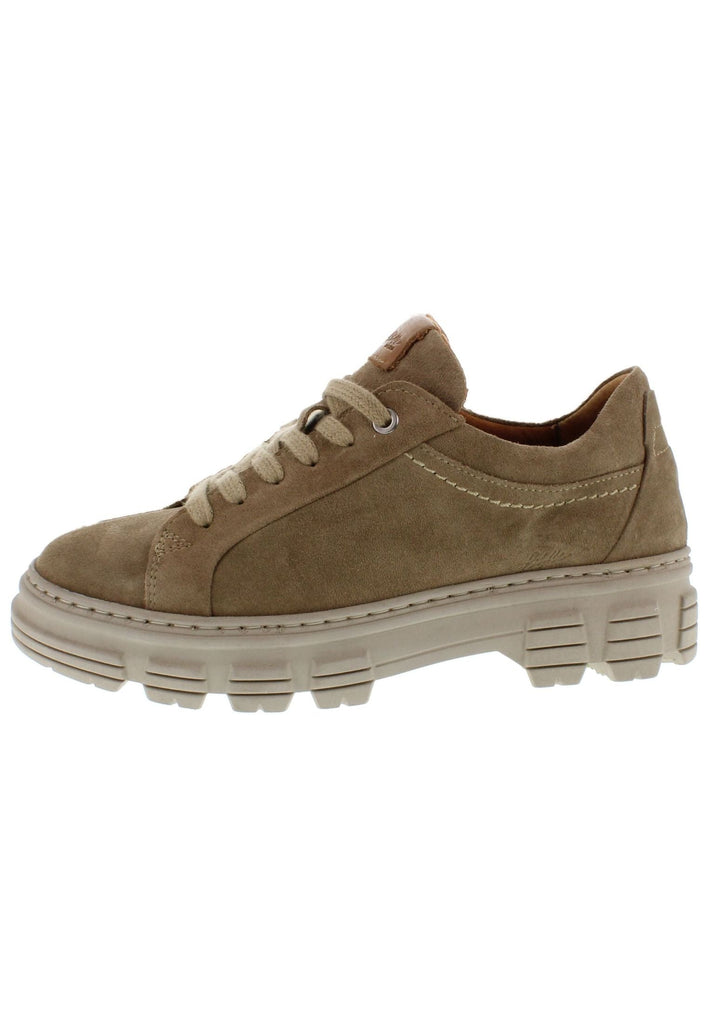 Libelle Halbschuhe Veloursleder Dunkelbeige - surf4shoes