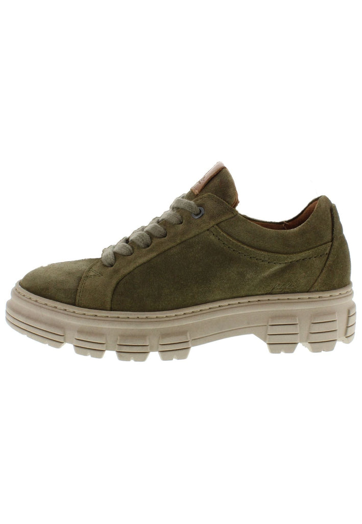 Libelle Halbschuhe Veloursleder Khaki/Gruen - surf4shoes