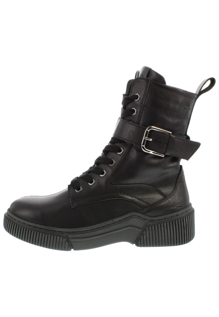 Libelle Stiefelette Nappaleder Schwarz - surf4shoes