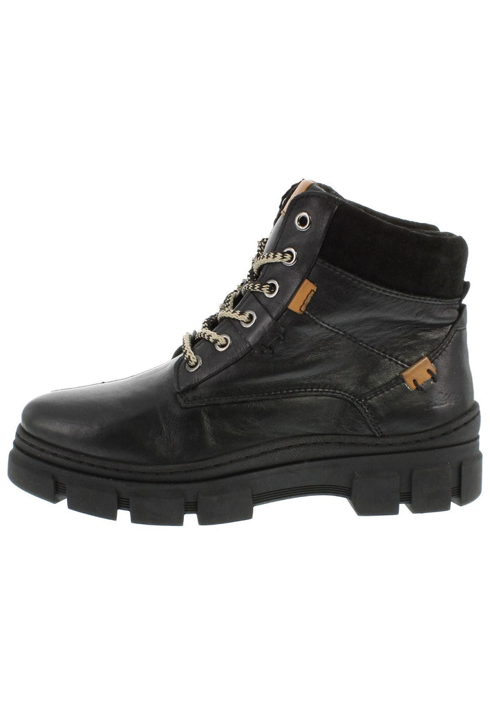 Libelle Stiefelette Nappaleder Schwarz Warmfutter - surf4shoes