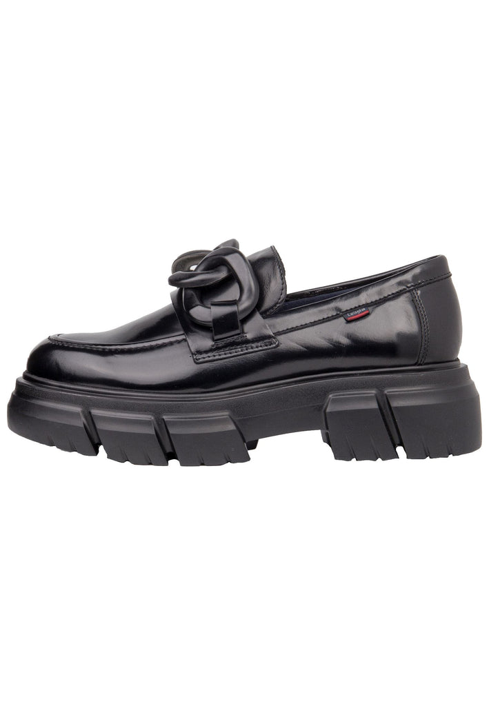 CallagHan Slipper Leder Schwarz - surf4shoes
