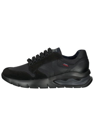 CallagHan Sneaker Leder/Textil Schwarz/Grau - surf4shoes