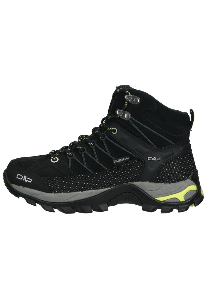CMP Wanderschuhe Leder/Textil Schwarz/Lime - surf4shoes