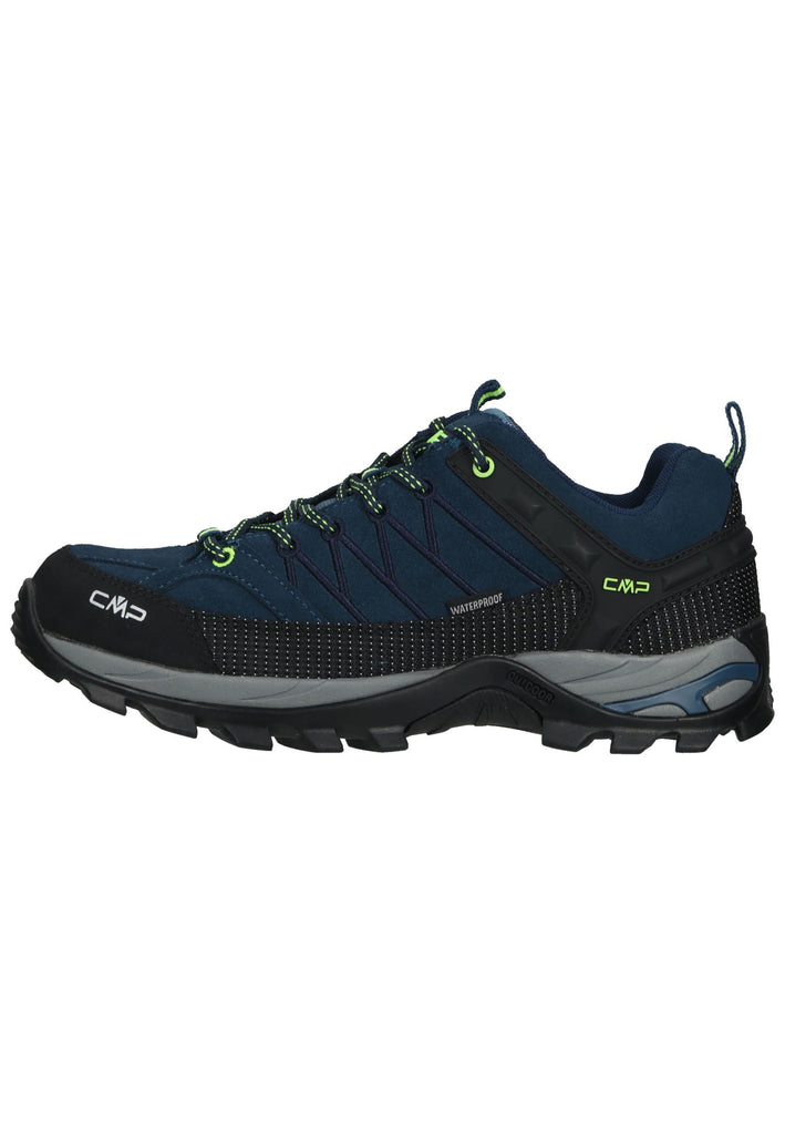 CMP Wanderschuhe Leder/Textil Blau/Gelb - surf4shoes