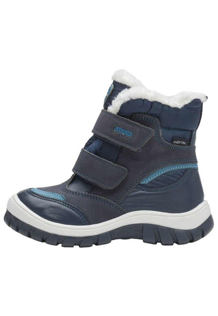 LASOCKI Stiefelette Leder Navy Warmfutter - surf4shoes
