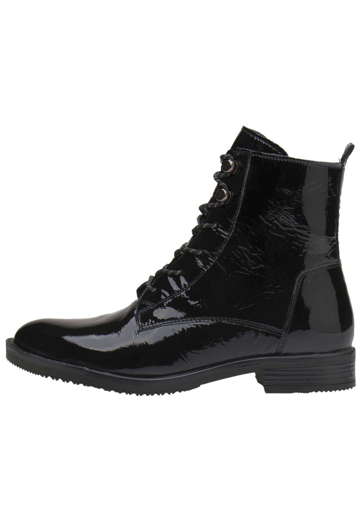 LASOCKI Stiefelette Leder Schwarz Lack - surf4shoes
