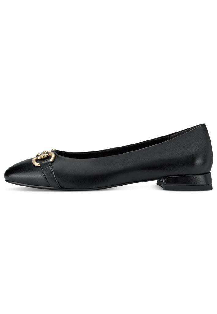 Tamaris Ballerinas Leder Schwarz - surf4shoes
