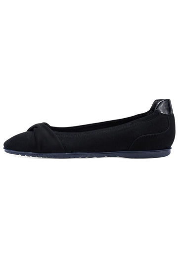 Tamaris Ballerinas Leder/Textil Schwarz - surf4shoes