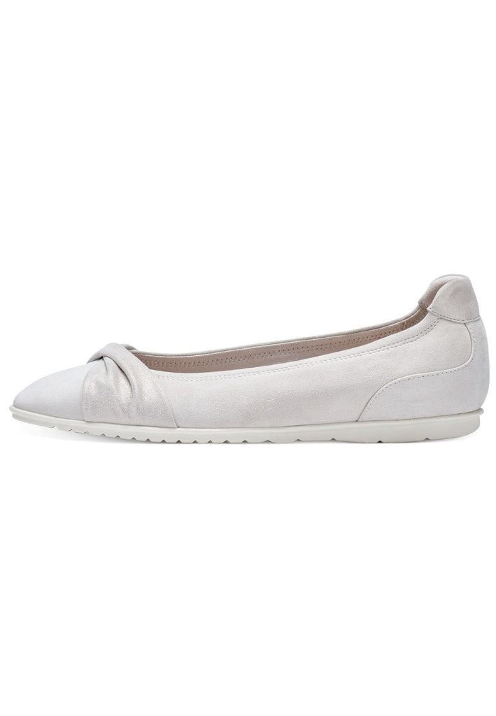 Tamaris Ballerinas Leder Ivory - surf4shoes