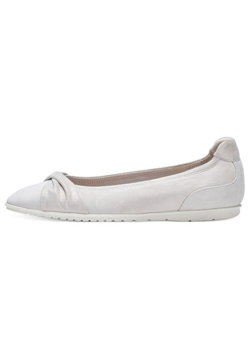 Tamaris Ballerinas Leder Ivory - surf4shoes