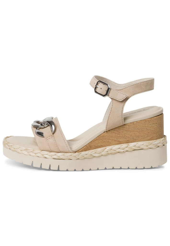 Tamaris Sandalen Leder Ivory - surf4shoes