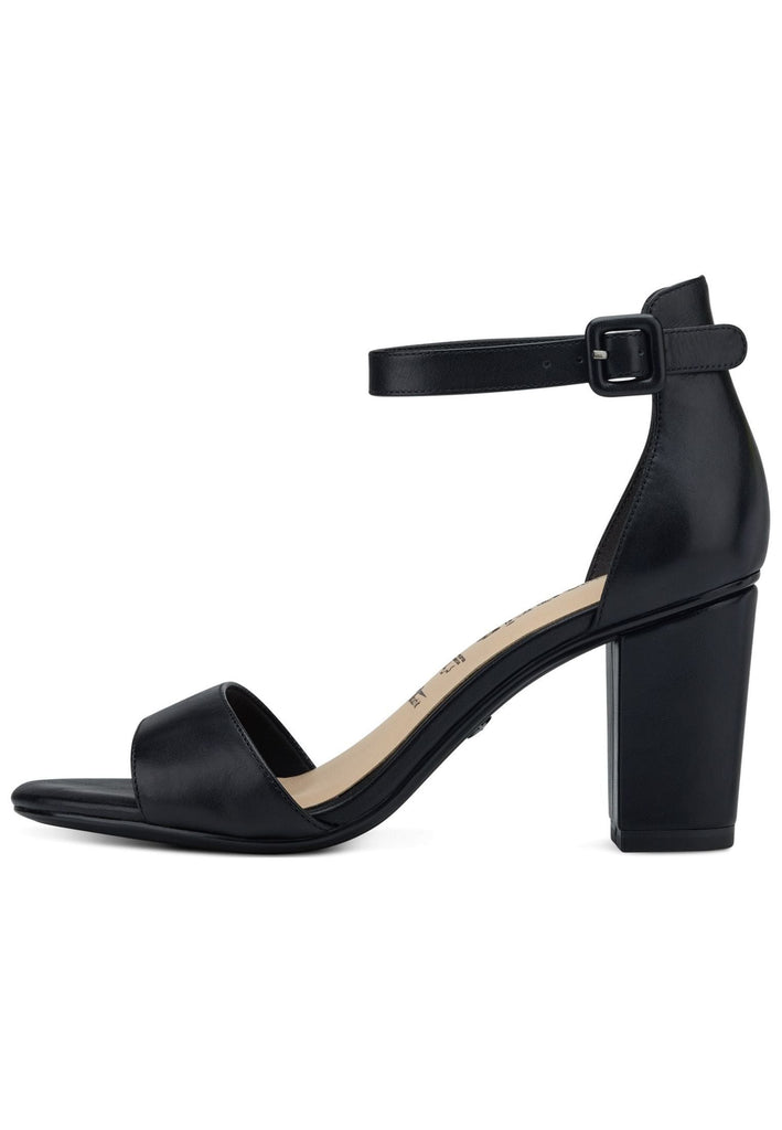 Tamaris Sandalen Leder Schwarz - surf4shoes