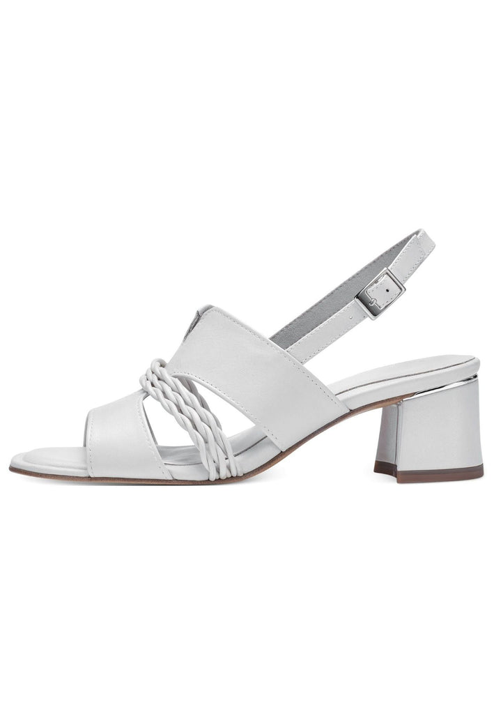 Tamaris Sandalen Leder Weiß - surf4shoes