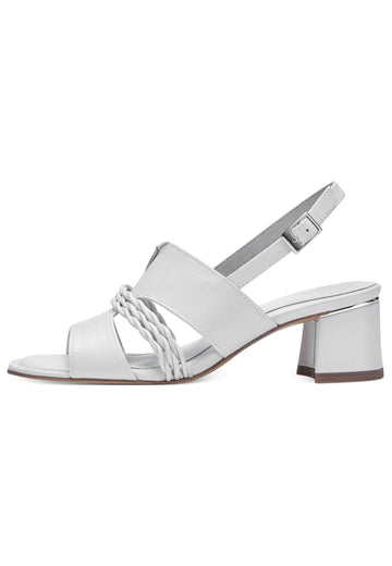 Tamaris Sandalen Leder Weiß - surf4shoes