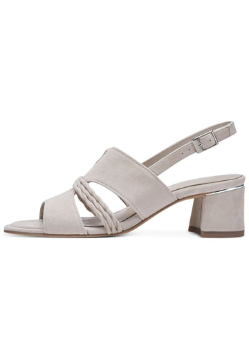 Tamaris Sandalen Veloursleder Taupe - surf4shoes