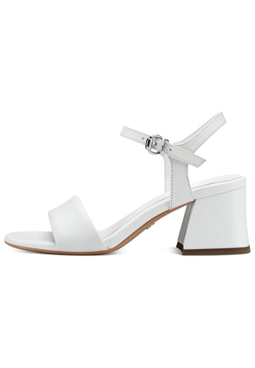 Tamaris Sandalen Leder Weiß - surf4shoes