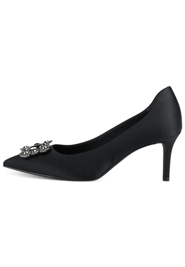 Tamaris Pumps Textil Schwarz - surf4shoes