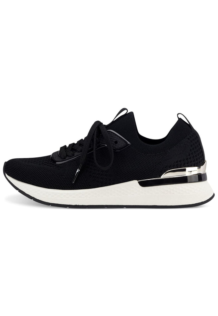 Tamaris Sneaker Textil Schwarz/Gold - surf4shoes