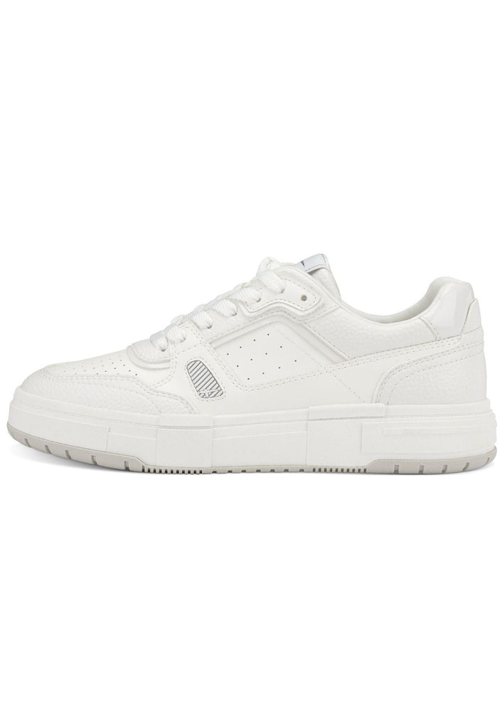 Tamaris Sneaker Lederimitat Weiß/Weiß - surf4shoes