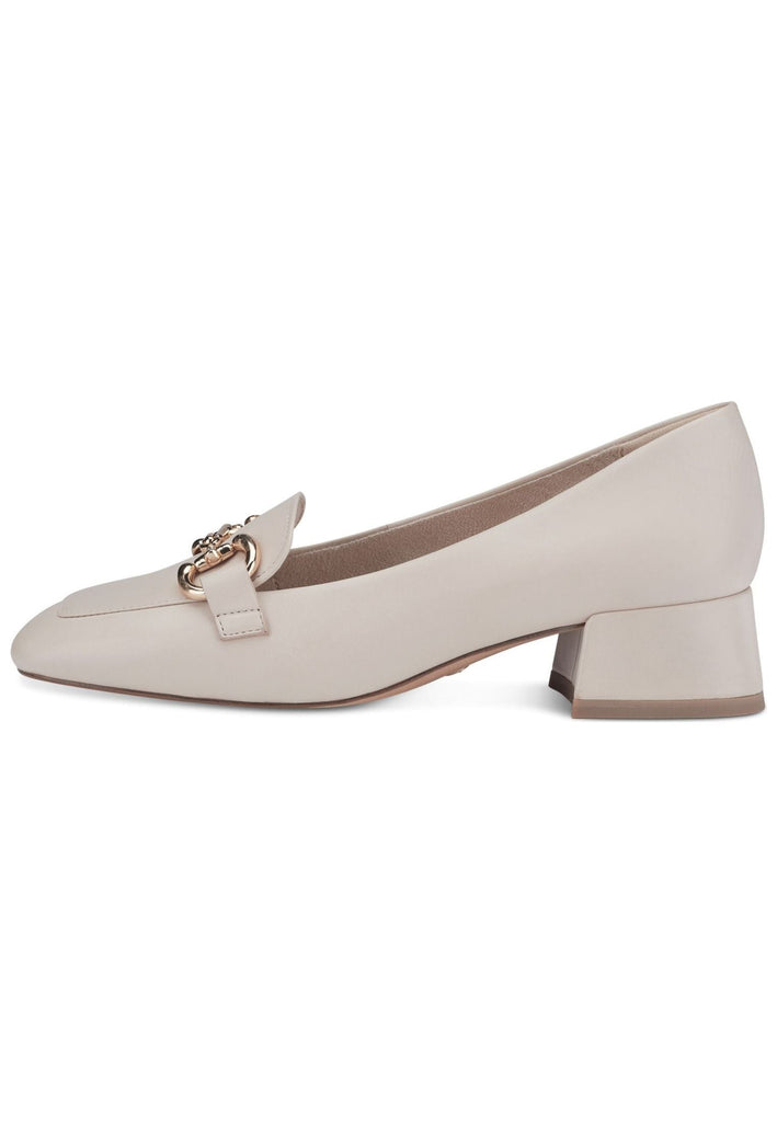 Tamaris Pumps Leder Ivory - surf4shoes