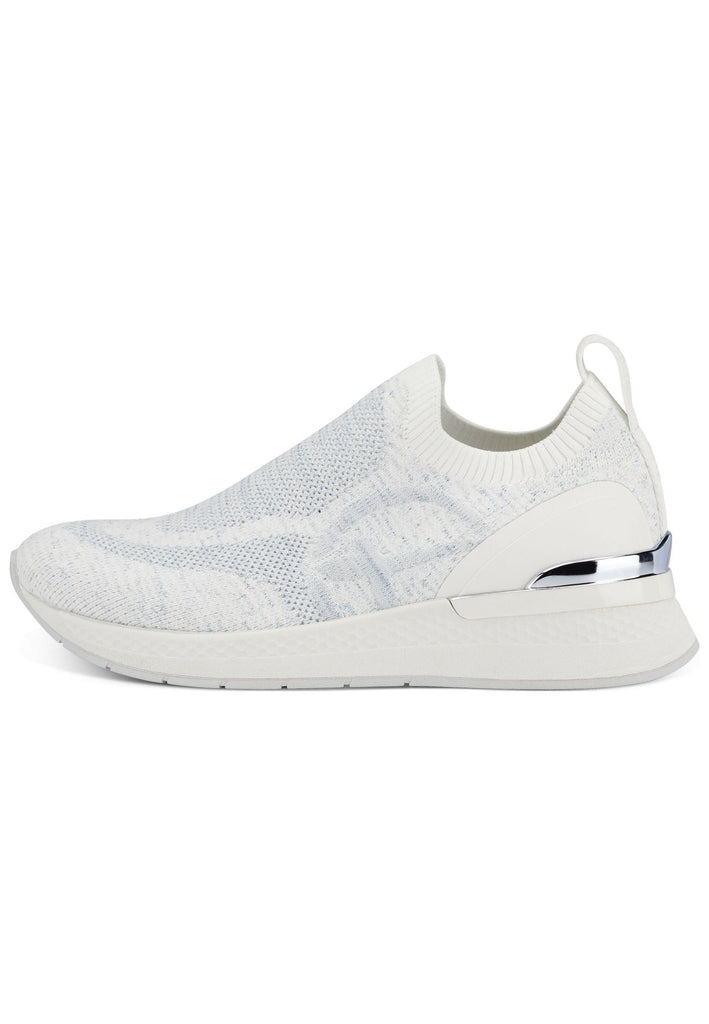 Tamaris Sneaker Lederimitat/Textil Weiß/Blau - surf4shoes