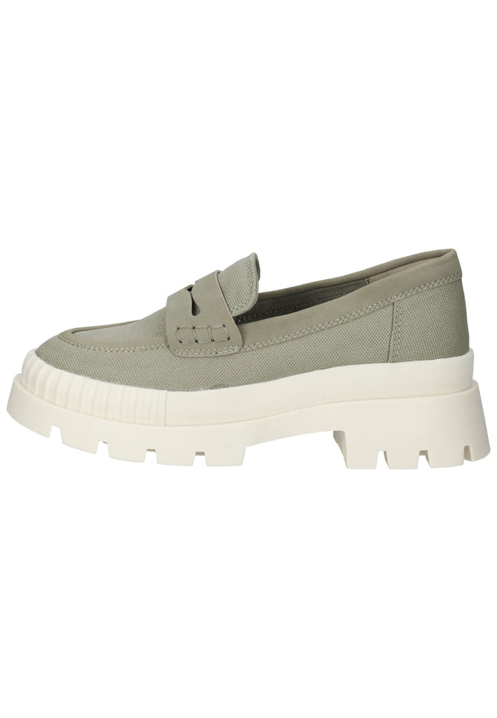 Tamaris Slipper Lederimitat/Textil Sage - surf4shoes