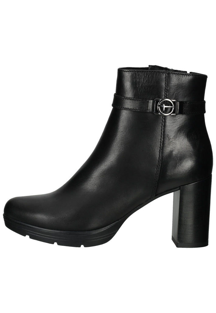 Tamaris Stiefelette Leder Schwarz - surf4shoes