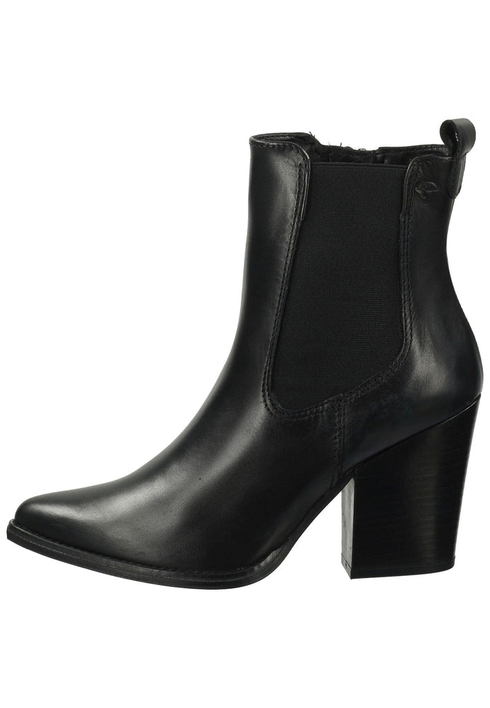 Tamaris Stiefelette Leder/Textil Schwarz Warmfutter - surf4shoes