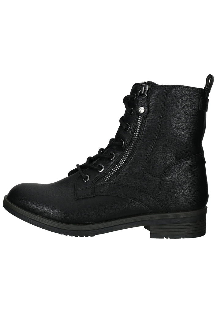 Tamaris Stiefelette Lederimitat Schwarz - surf4shoes