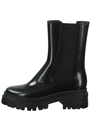 Tamaris Stiefelette Lederimitat Schwarz - surf4shoes